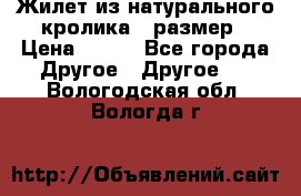 Жилет из натурального кролика,44размер › Цена ­ 500 - Все города Другое » Другое   . Вологодская обл.,Вологда г.